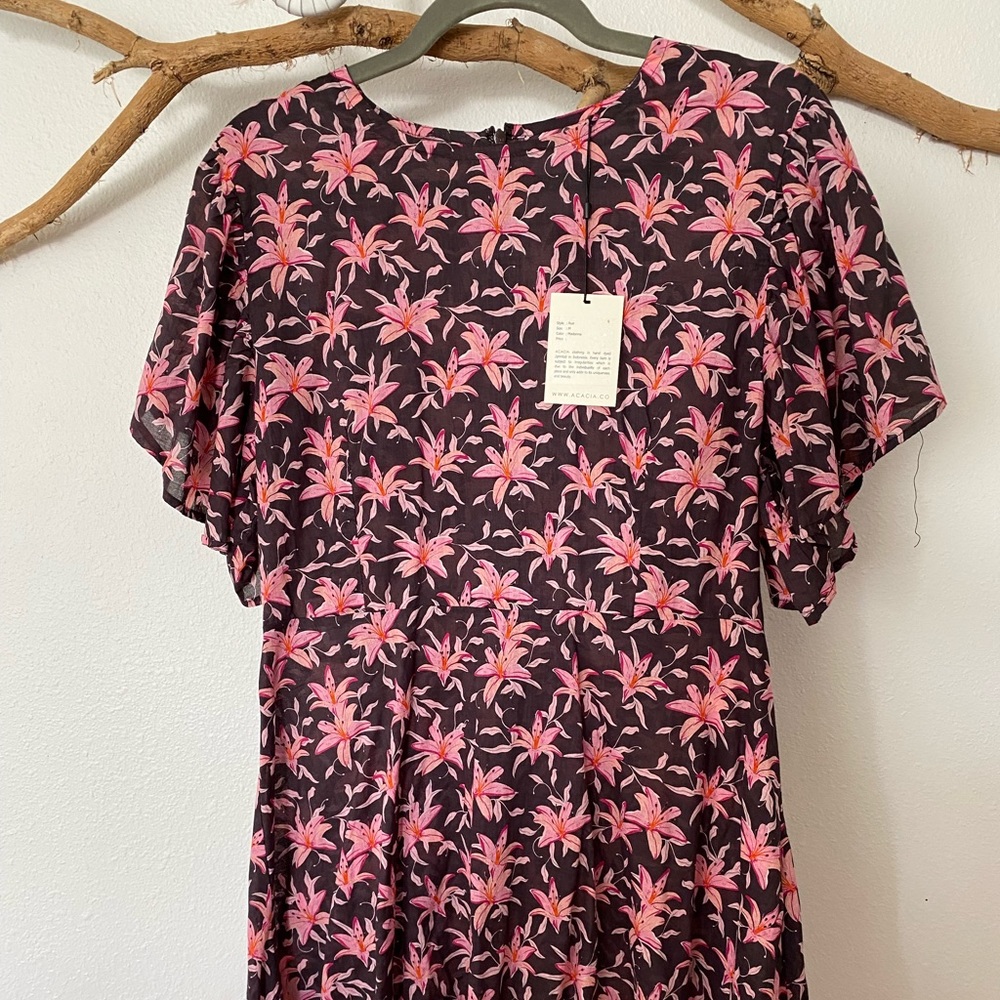 ACACIA RUE DRESS - Size Medium - Madonna Print